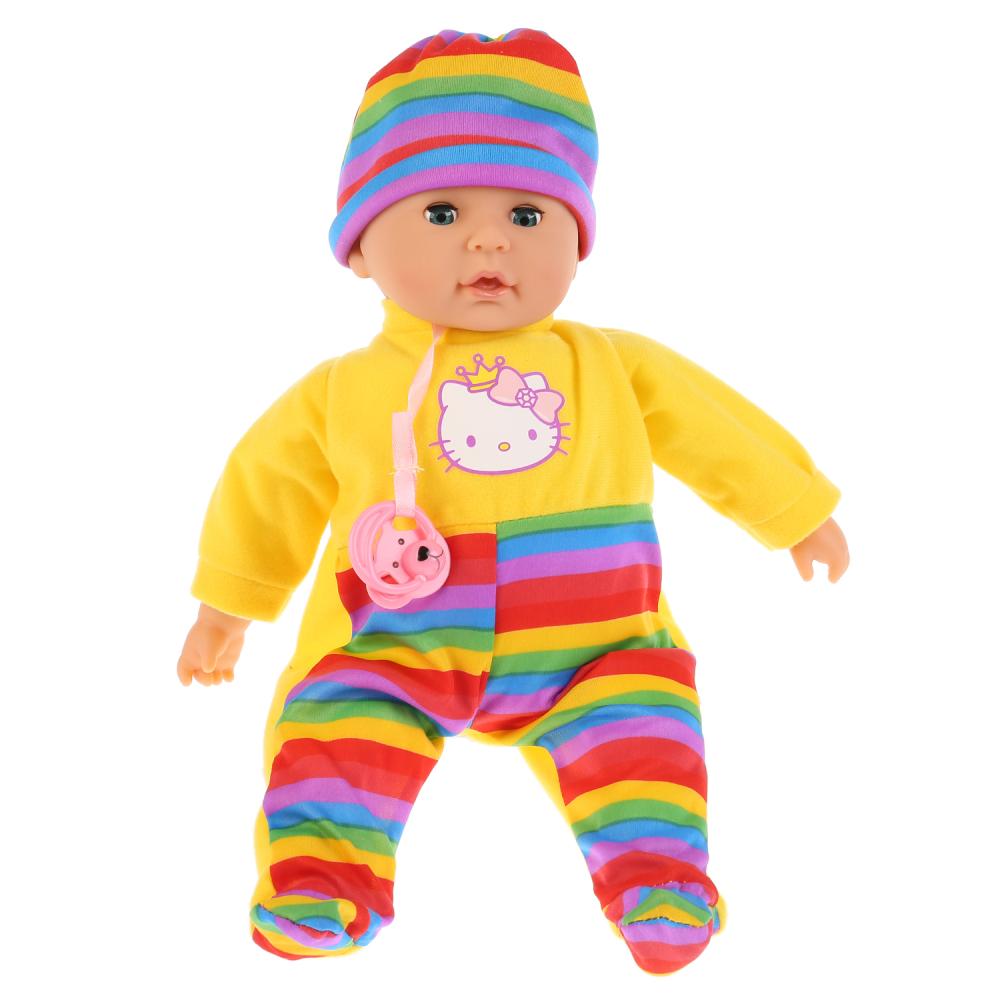 Пупс Карапуз Hello Kitty 35см плачет, если вытащ. соску 234536