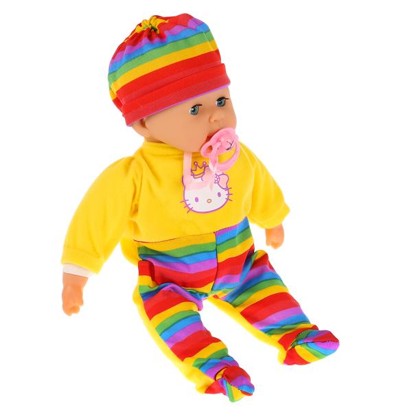 Пупс Карапуз Hello Kitty 35см плачет, если вытащ. соску 234536