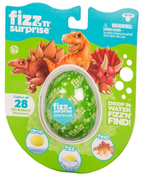 Шипучее яйцо Fizz'n Surprise Динозавры