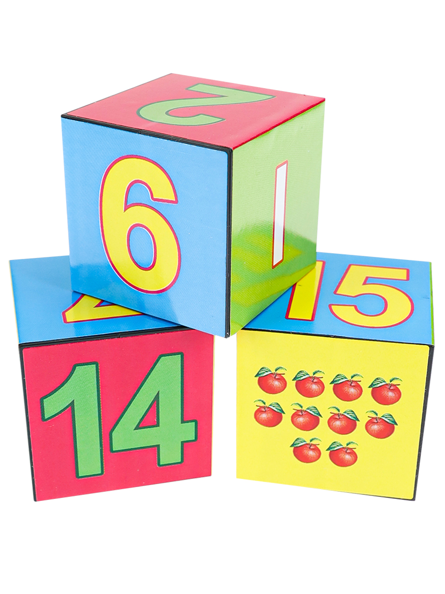 Кубики 12 шт. Математика для малышей