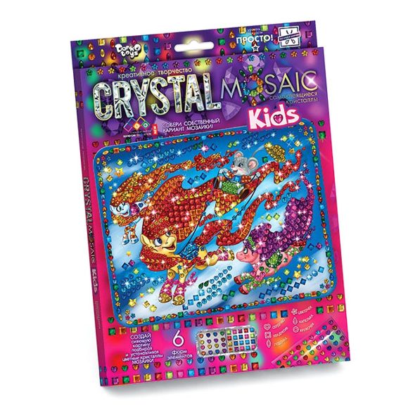 Набор креативного тв-ва Crystal Mosaic Kids Пони