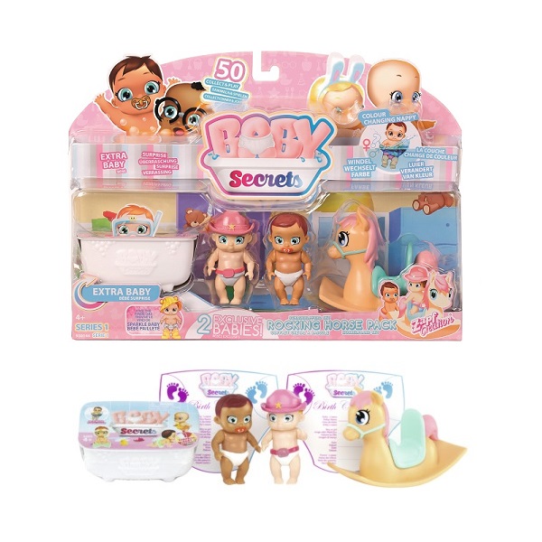 Игрушка BABY Secrets Набор с лошадкой-качалкой
