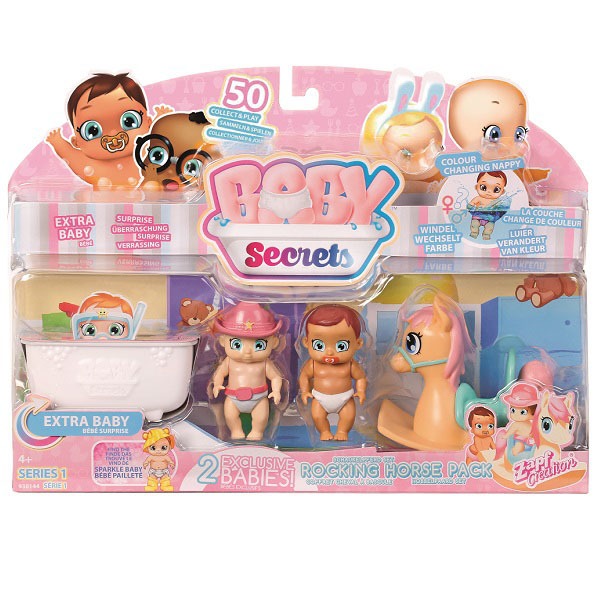 Игрушка BABY Secrets Набор с лошадкой-качалкой
