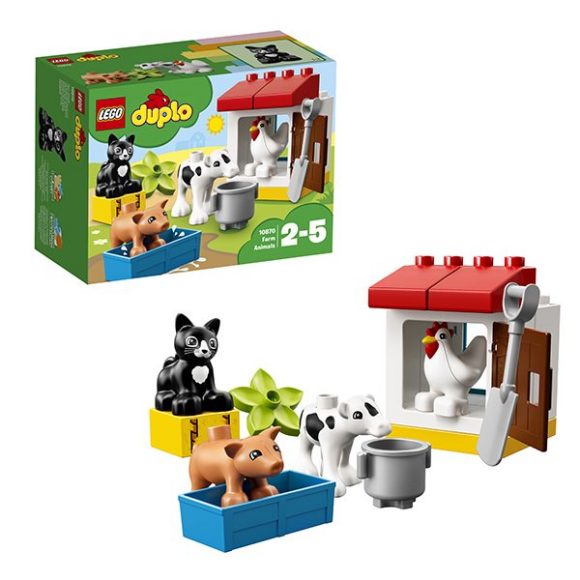 Конструктор LEGO Дупло Ферма:домашние животные