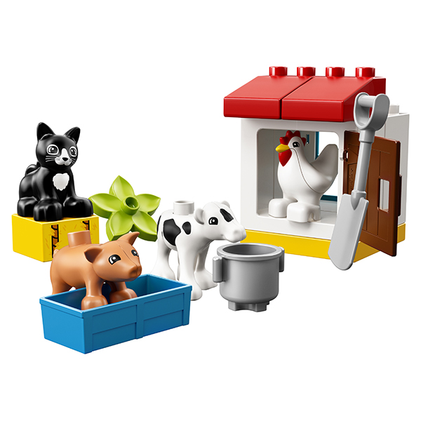 Конструктор LEGO Дупло Ферма:домашние животные
