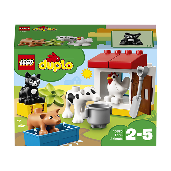 Конструктор LEGO Дупло Ферма:домашние животные