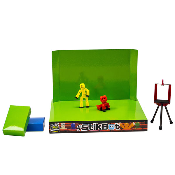 Игрушка Stikbot анимационная студия со сценой и питомцем, в ассортименте