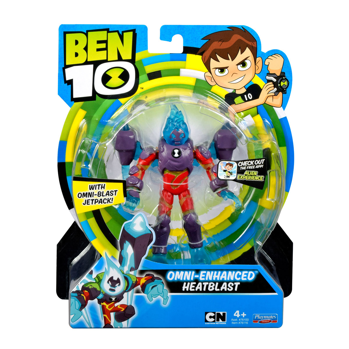 Игрушка Ben 10 Фигурка 12.5 см, Человек-огонь (омни-усиленный)