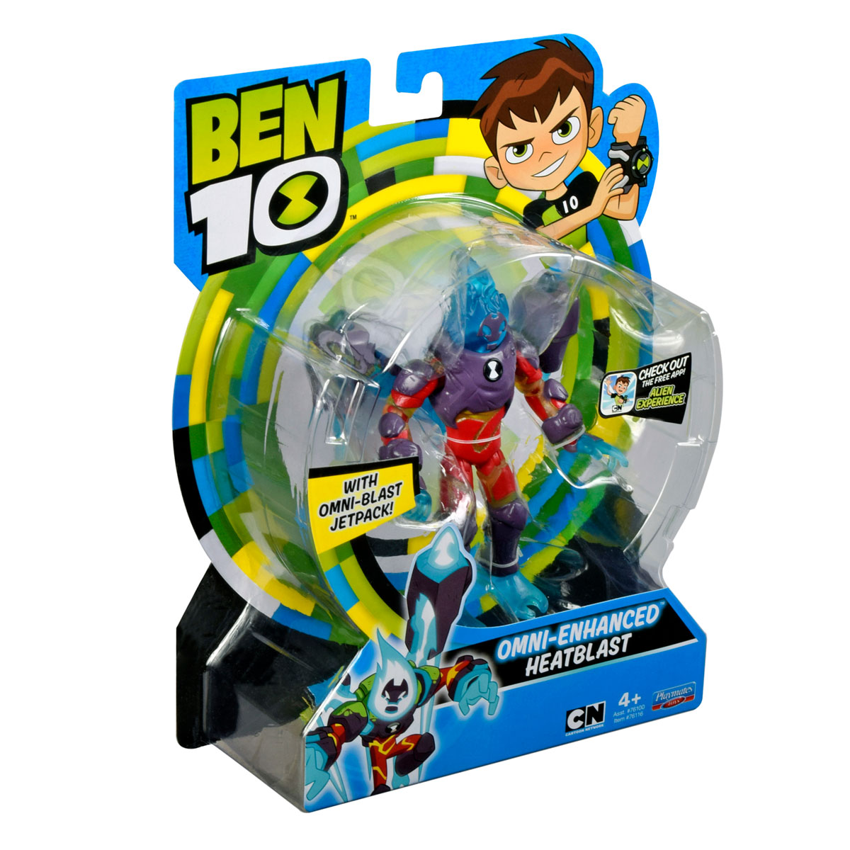Игрушка Ben 10 Фигурка 12.5 см, Человек-огонь (омни-усиленный)
