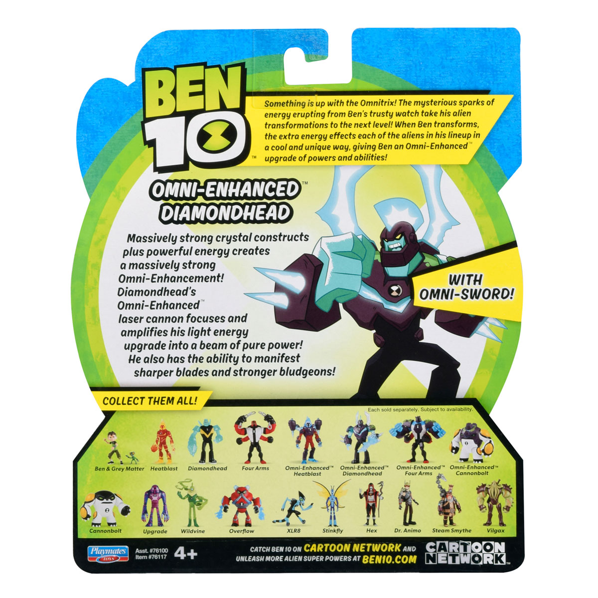 Игрушка Ben 10 Фигурка 12.5 см, Алмаз (омни-усиленный)