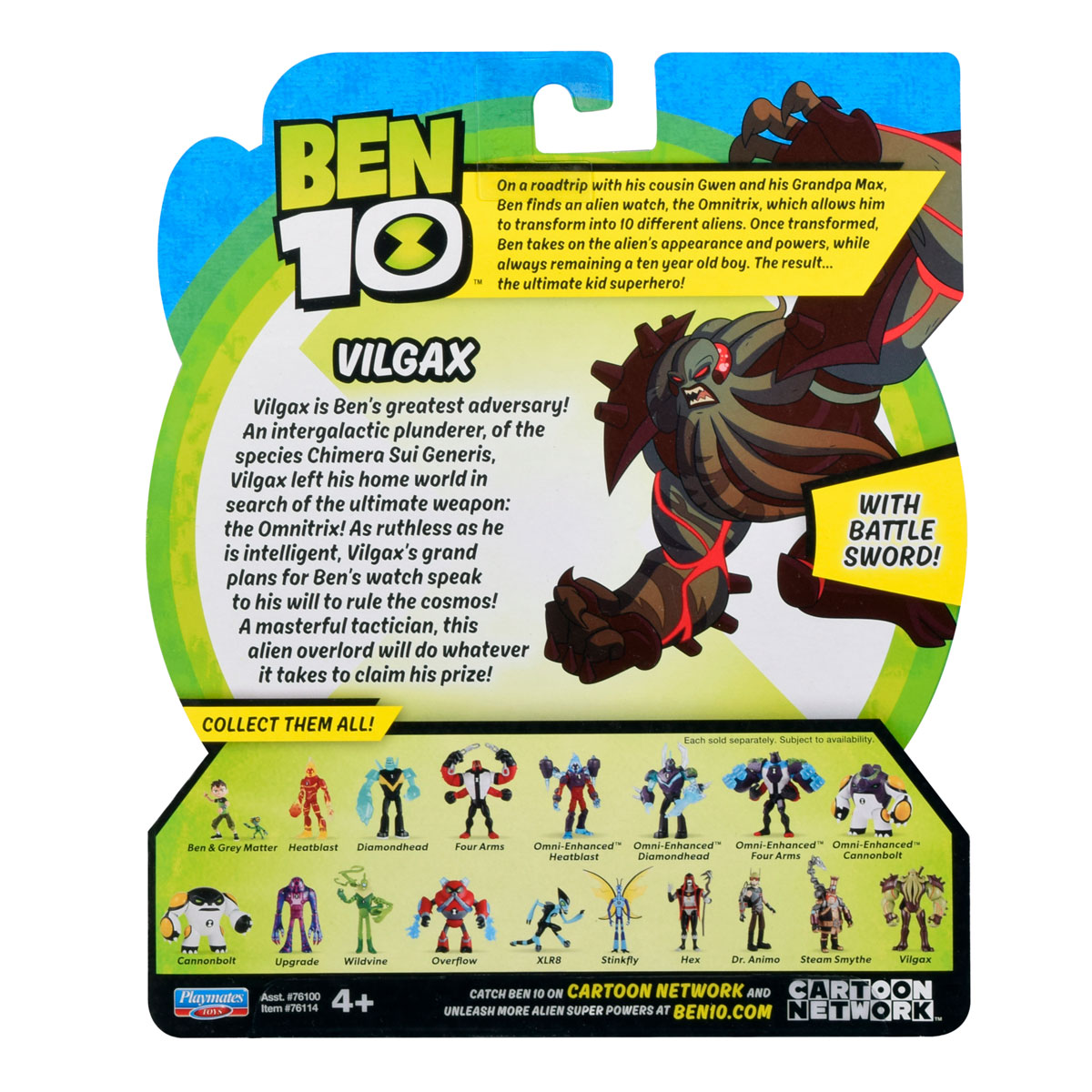 Игрушка Ben 10 Фигурка 12.5 см, Вилгакс