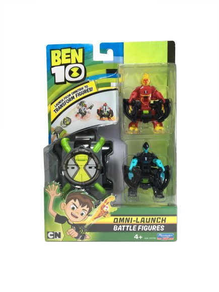 Игрушка Ben 10 Набор Омнизапуск (Человек-огонь и Молния)