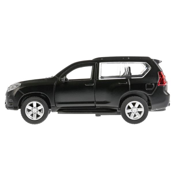 Машина метал. Технопарк Toyota Prado Матовая черная 12см откр. двери 263345