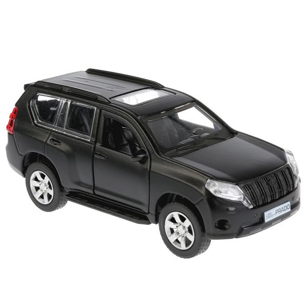 Машина метал. Технопарк Toyota Prado Матовая черная 12см откр. двери 263345