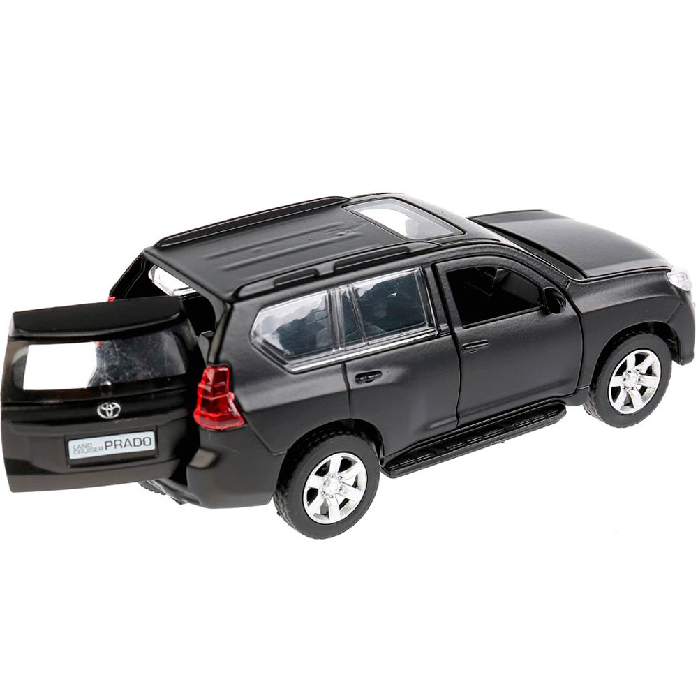 Машина метал. Технопарк Toyota Prado Матовая черная 12см откр. двери 263345