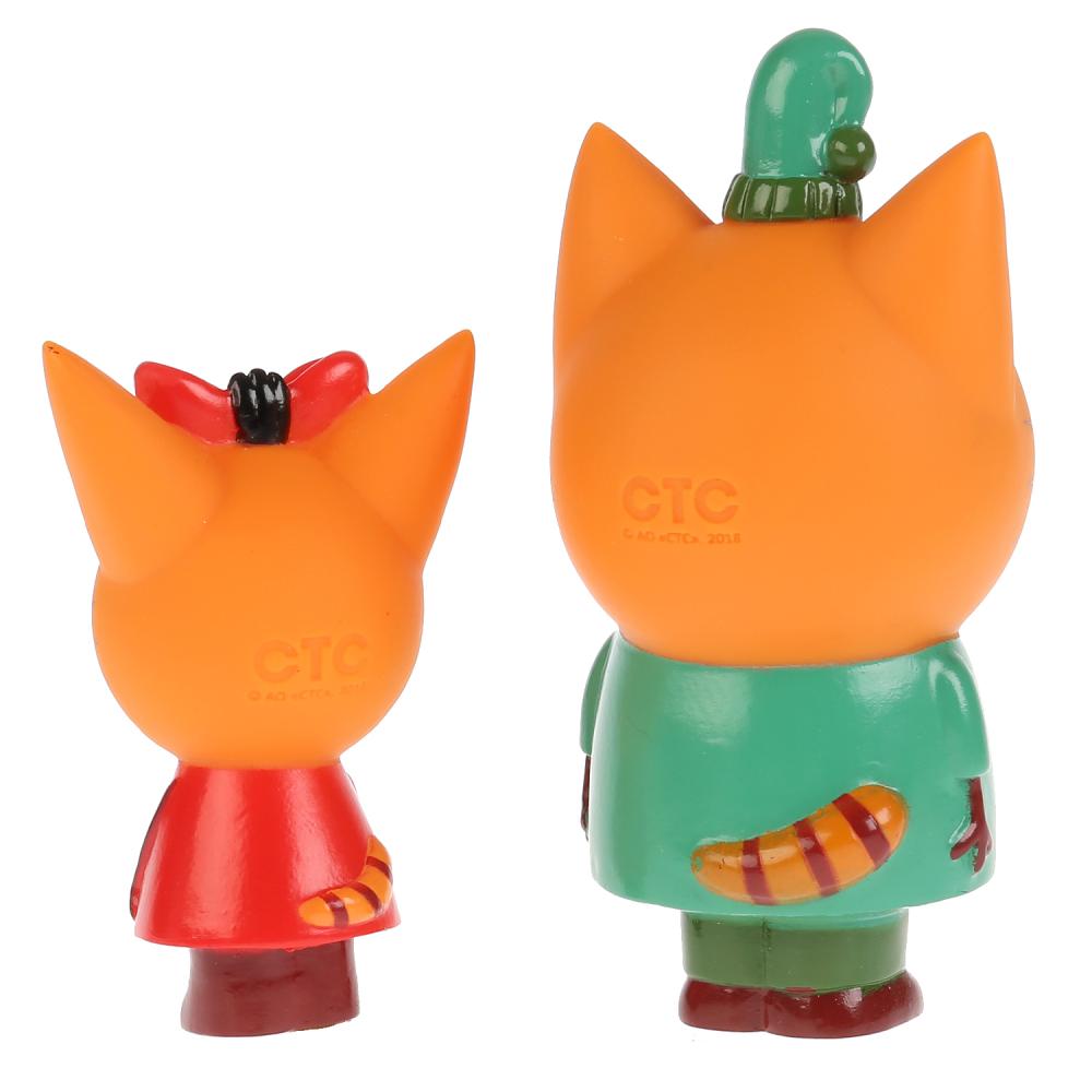 Игрушка для ванны Капитошка Три Кота (Карамелька и Коржик) в сетке 265063