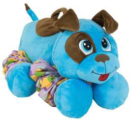 Пружиножки Плюшевая игрушка Голубой щенок, со звуковыми эффектами