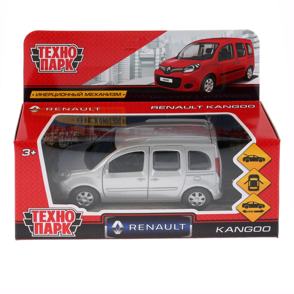 Машина метал. Технопарк Renault Kangoo 12см серебр. откр. двери 265827