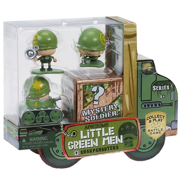 Игрушка Awesome Little Green Men 4 фигурка, кор.