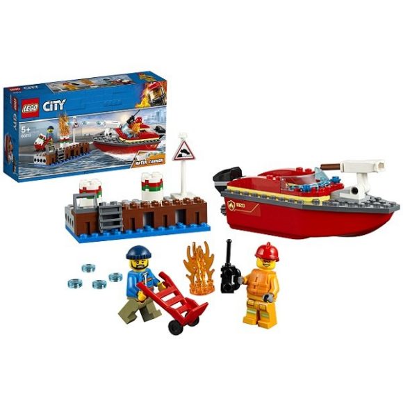 Конструктор LEGO Город Пожарные: Пожар в порту