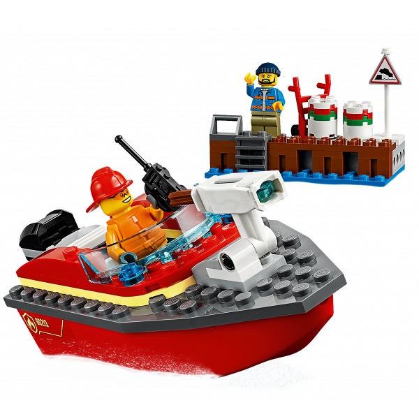 Конструктор LEGO Город Пожарные: Пожар в порту