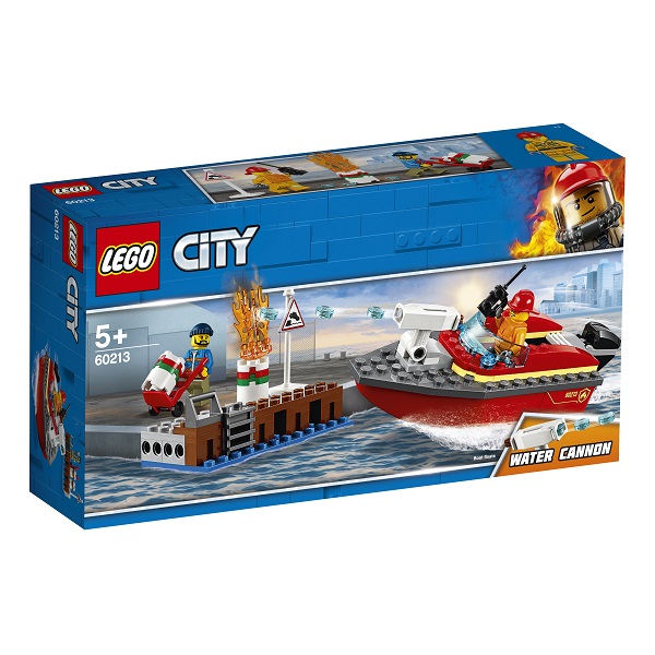 Конструктор LEGO Город Пожарные: Пожар в порту