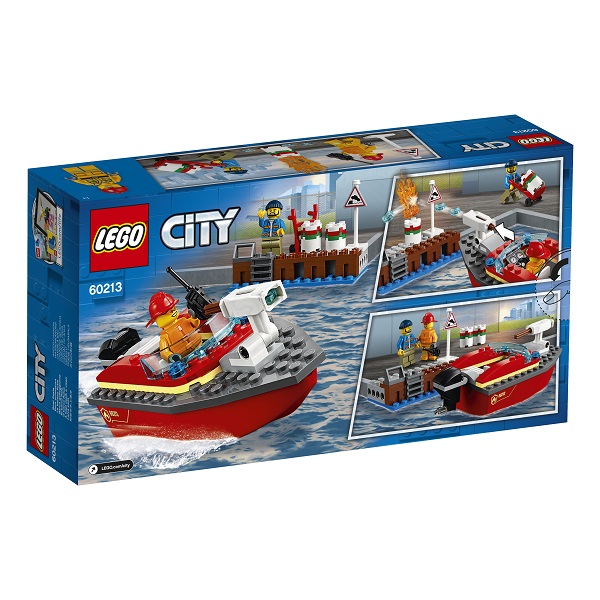 Конструктор LEGO Город Пожарные: Пожар в порту