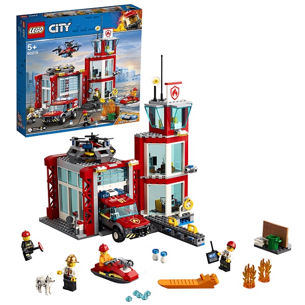 Конструктор LEGO Город Пожарные: Пожарное депо