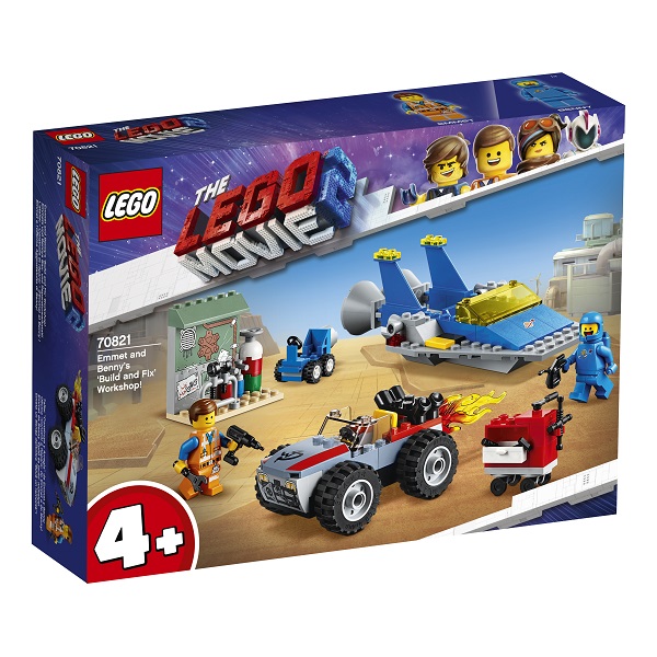 Конструктор LEGO Movie 2: Мастерская Строим и чиним Эммета и Бенни