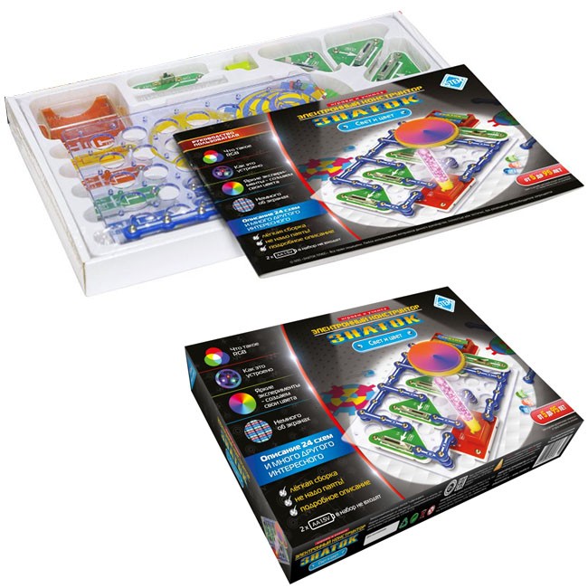 Конструктор эл. Знаток Свет и цвет