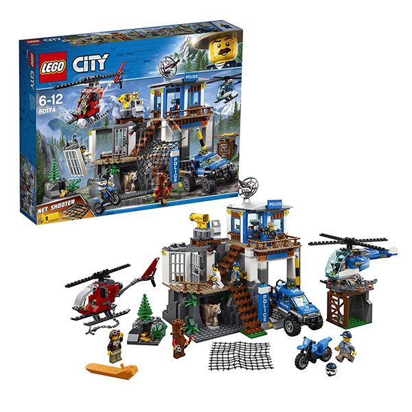 Конструктор LEGO Город Полицейский участок в горах
