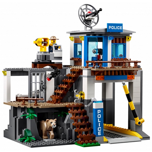 Конструктор LEGO Город Полицейский участок в горах
