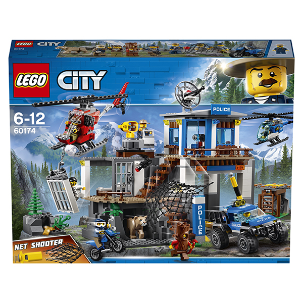 Конструктор LEGO Город Полицейский участок в горах