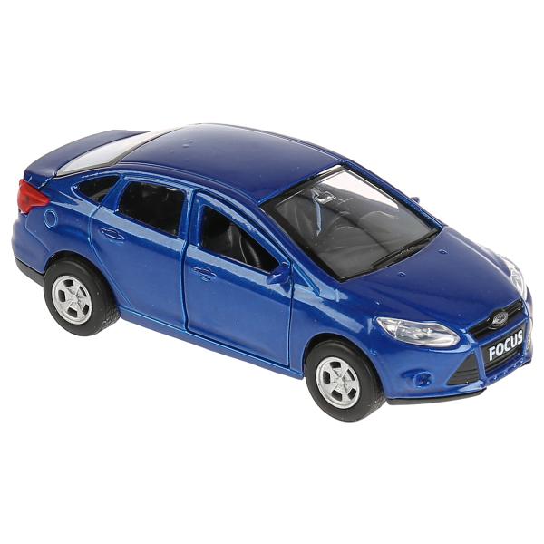 Машина метал. Технопарк Ford Focus синий 12см, откр. двери и багажн. 270729