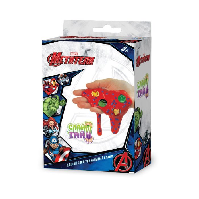 Набор Слайм тайм Мстители в кор. 15,5х10,5х4,7 см