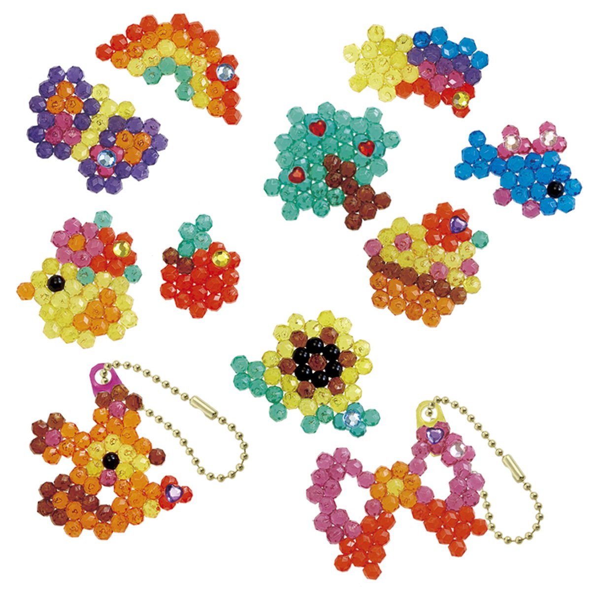 Аквамозаика Aquabeads Потрясающие брелочки