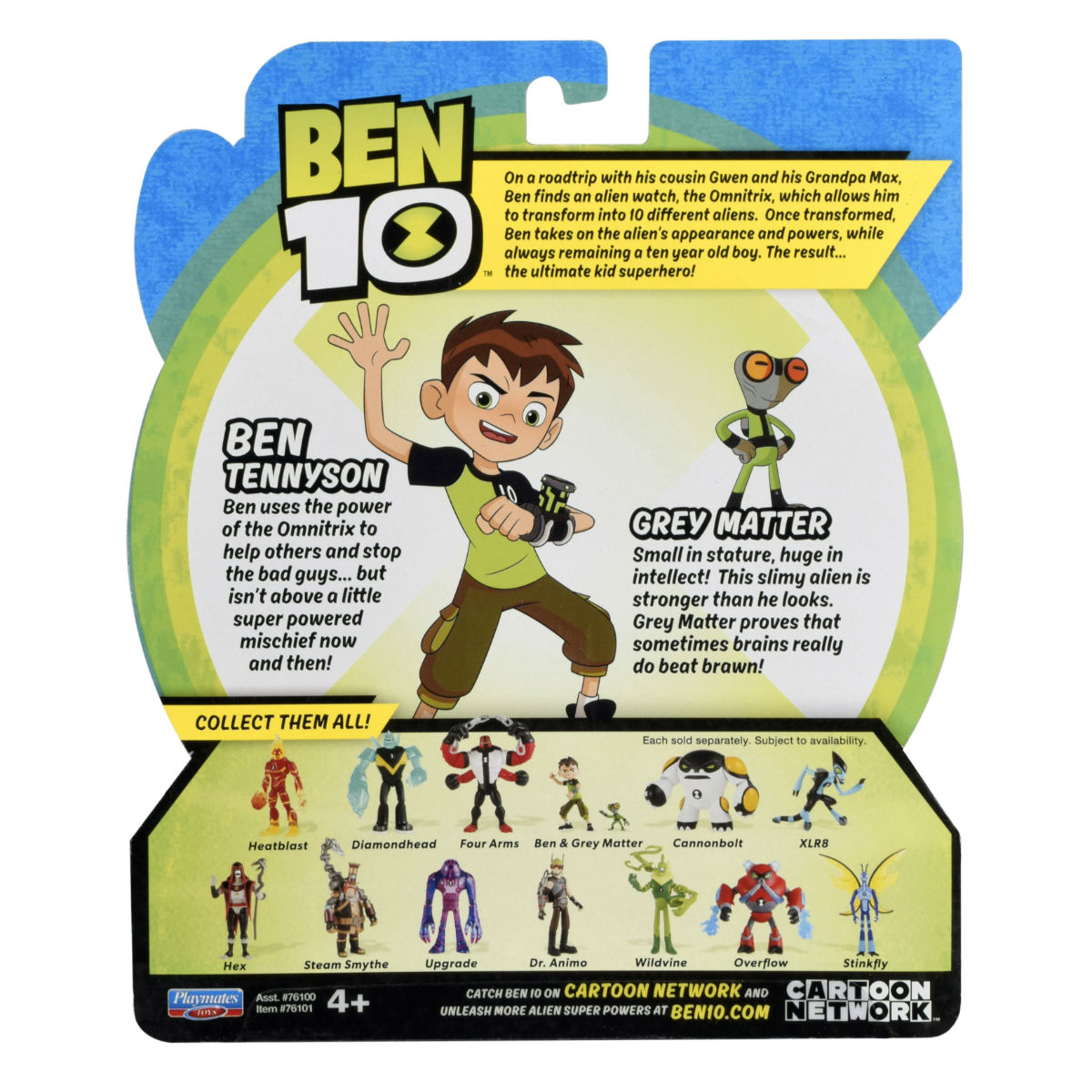 Игрушка Ben 10 Фигурка 12.5 см, Бен и гуманоид