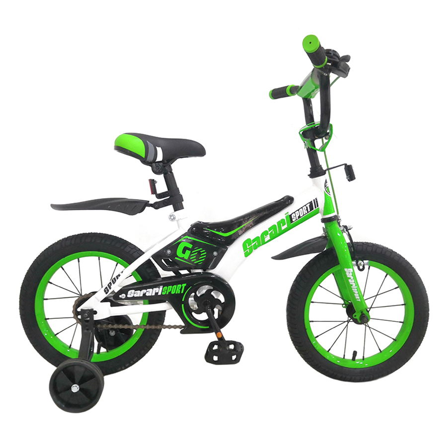 Велосипед 14" Safari proff Sport 2-х колесный зеленый 1045124
