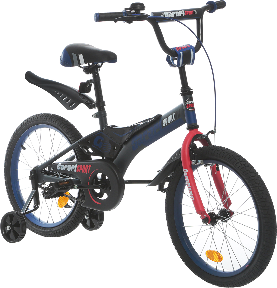 Велосипед 18" Safari proff Sport 2-х колесный синий 1045137