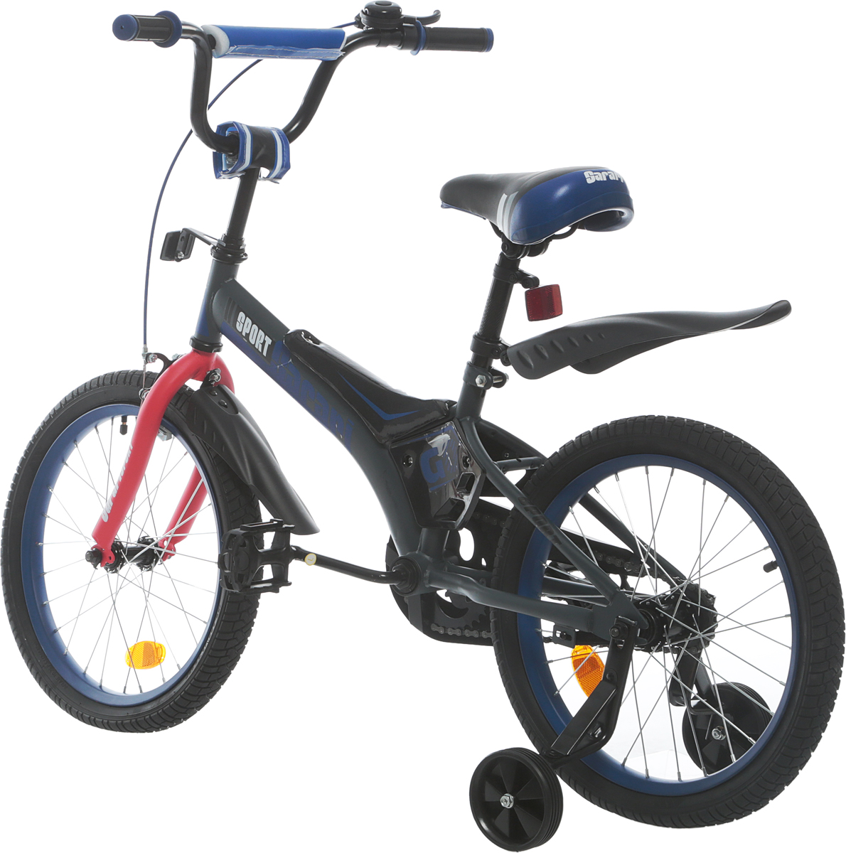 Велосипед 18" Safari proff Sport 2-х колесный синий 1045137
