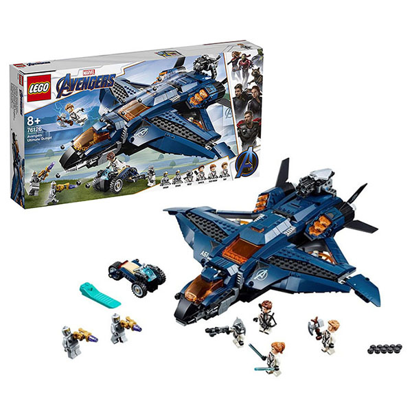 Конструктор LEGO Супер Герои Модернизированный квинджет Мстителей