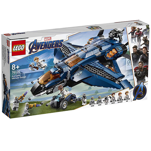 Конструктор LEGO Супер Герои Модернизированный квинджет Мстителей