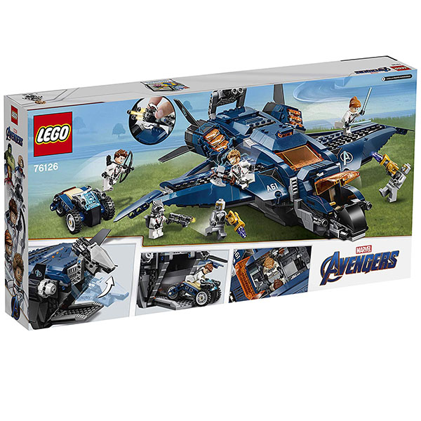 Конструктор LEGO Супер Герои Модернизированный квинджет Мстителей