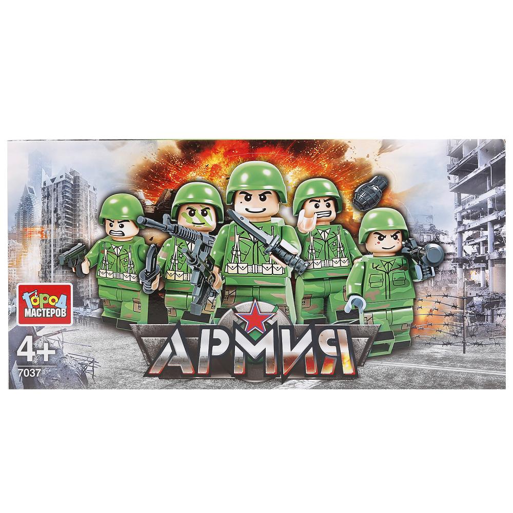 Конструктор Город мастеров Армия: мини набор 33-40 дет/12шт. 242900