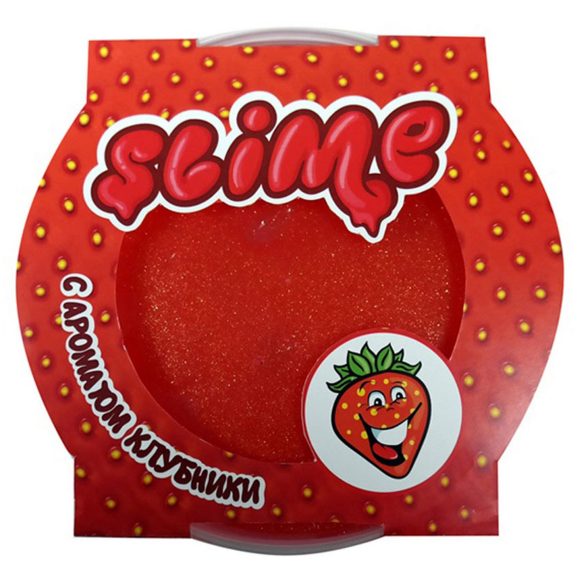 Слайм Mega, аромат клубники