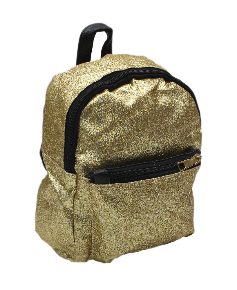 Рюкзак Молодежный Современный стиль золотой 250х120х70