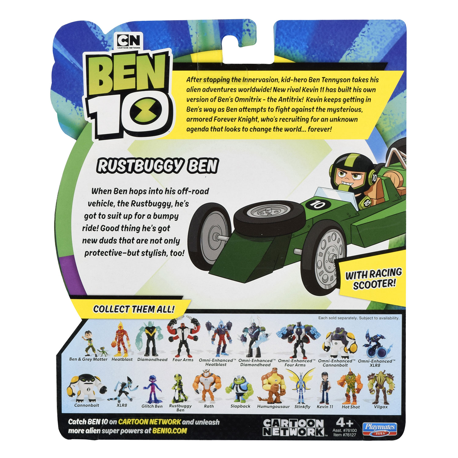 Игрушка Ben 10 Фигурка 12.5 см, Бен на самокате