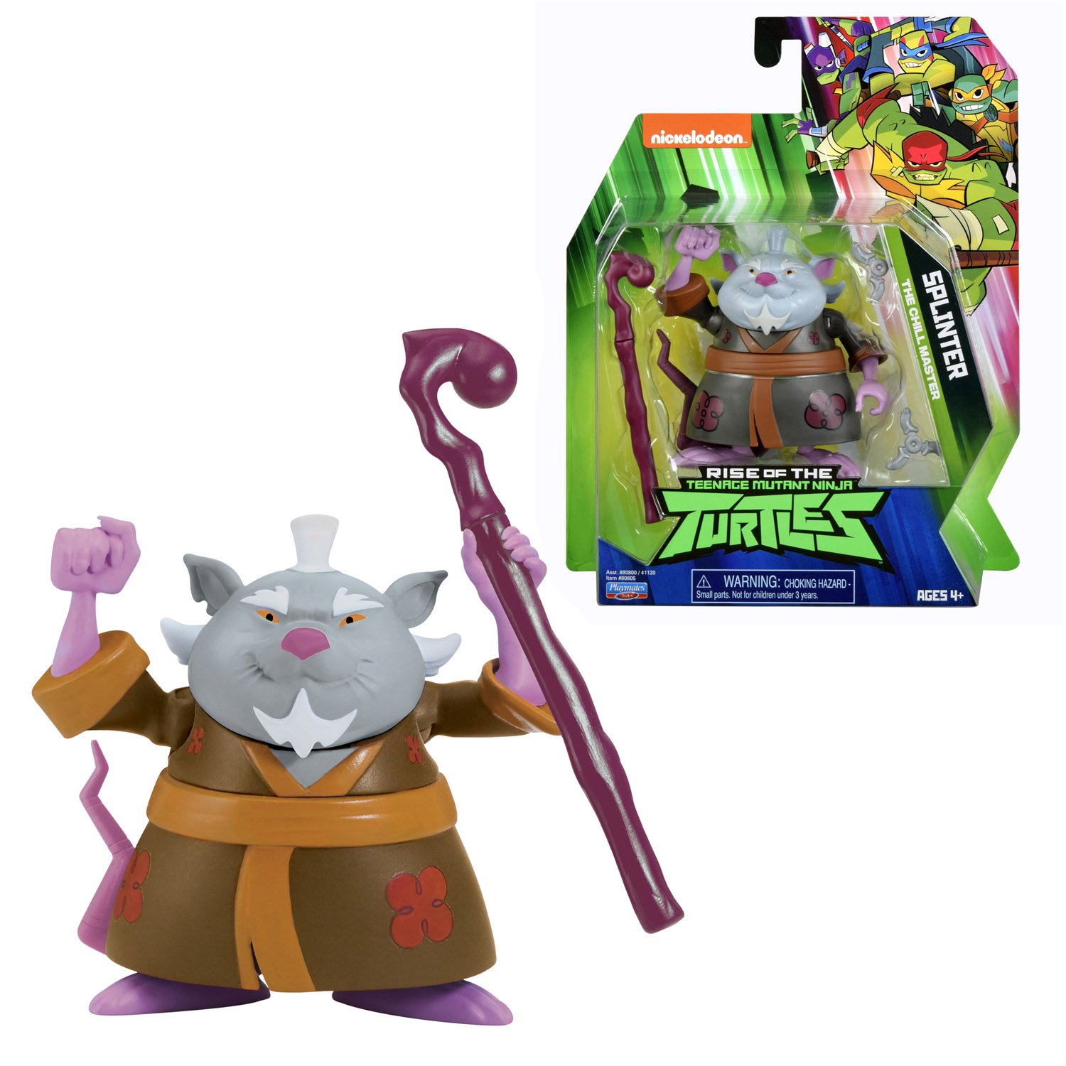 Фигурка Черепашки Ниндзя 12см Сплинтер серия ROTMNT