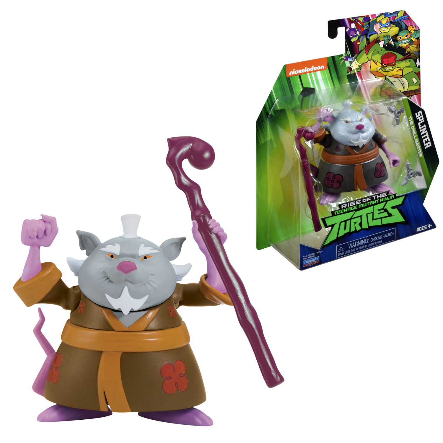 Фигурка Черепашки Ниндзя 12см Сплинтер серия ROTMNT