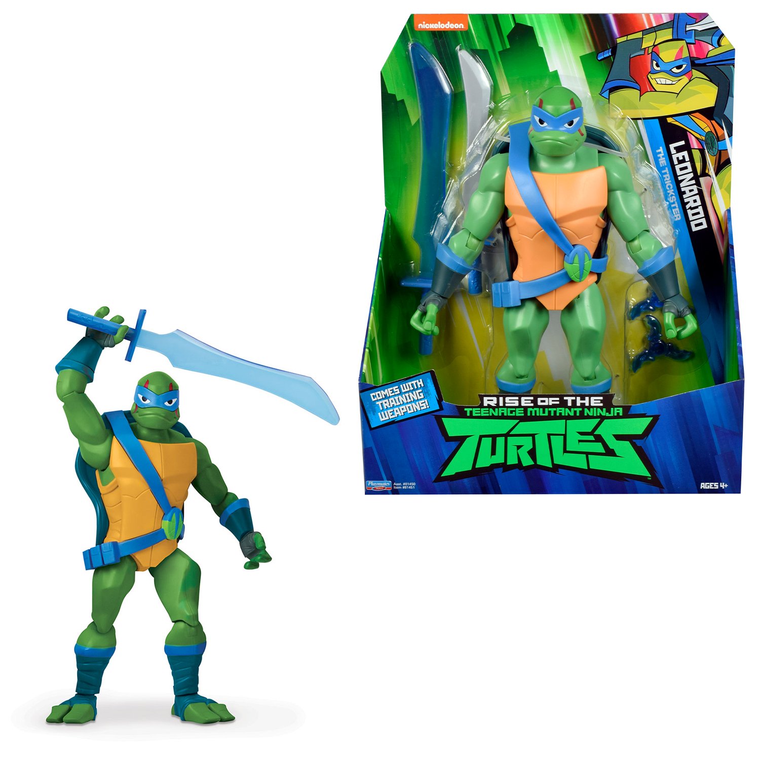 Фигурка Черепашки Ниндзя 27см Леонардо Остряк серия ROTMNT